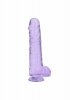 Realistic Dildo with Balls - 10/ 25,4 cm